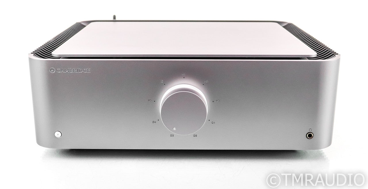 Cambridge Audio Edge A Stereo Integrated Amplifier; Silver; Remote; Bluetooth