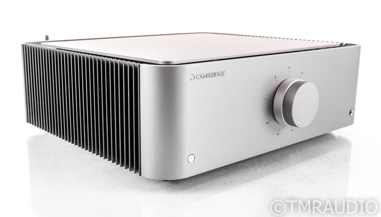 Cambridge Audio Edge A Stereo Integrated Amplifier; Silver; Remote; Bluetooth