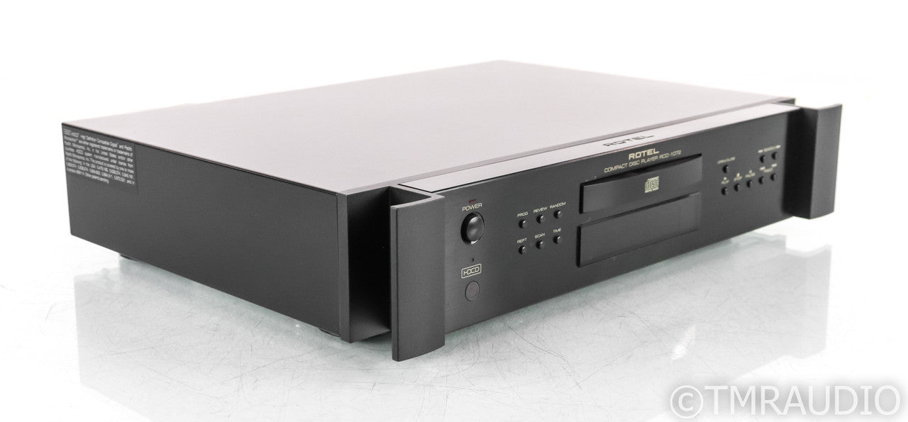 Rotel RCD-1072 CD Player; RCD1072; Black; HDCD; Remote