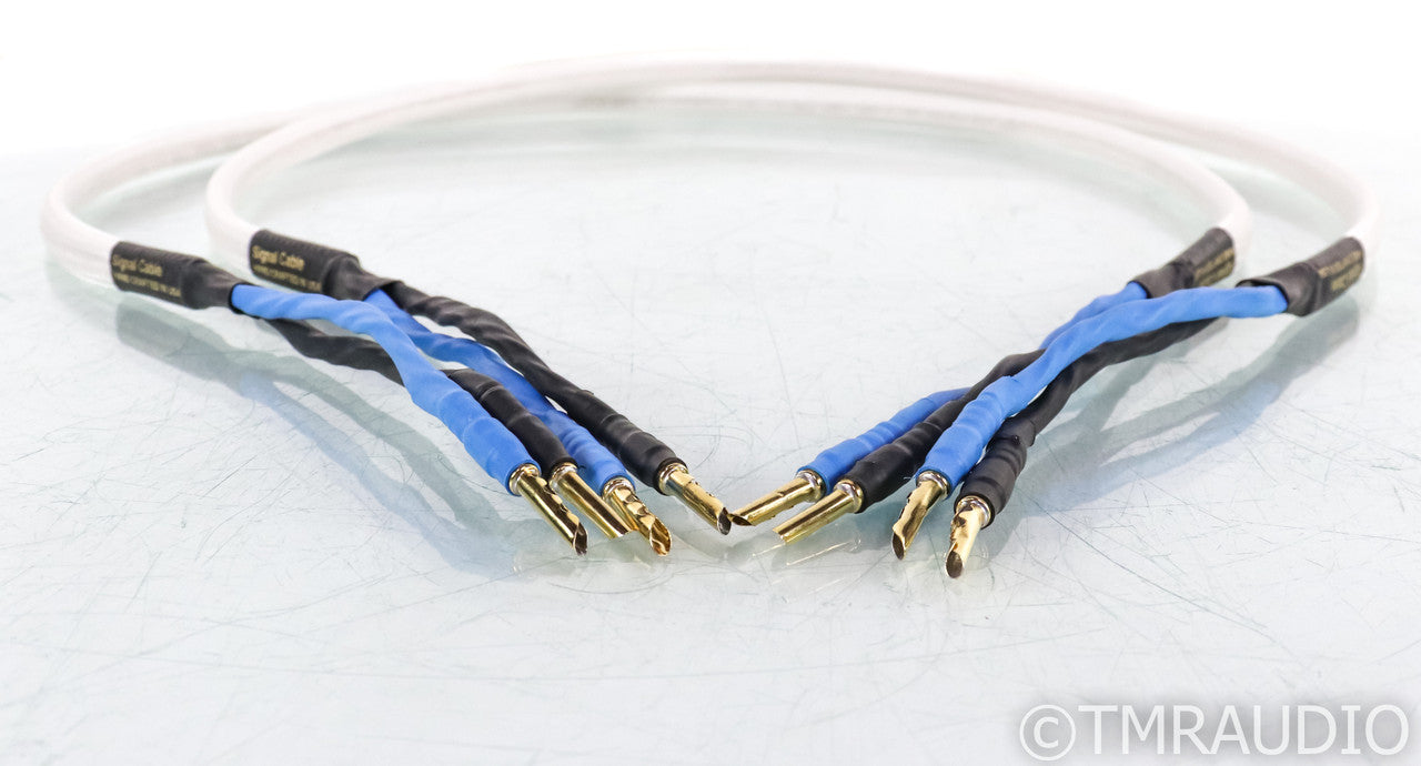Signal Cable Silver Resolution Speaker Cables; 4ft Pair