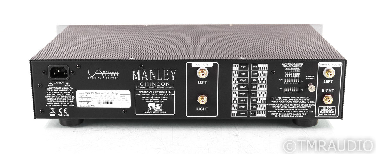 Manley Labs Chinook SE Mk II MM / MC Phono Tube Preamplifier; Special Edition