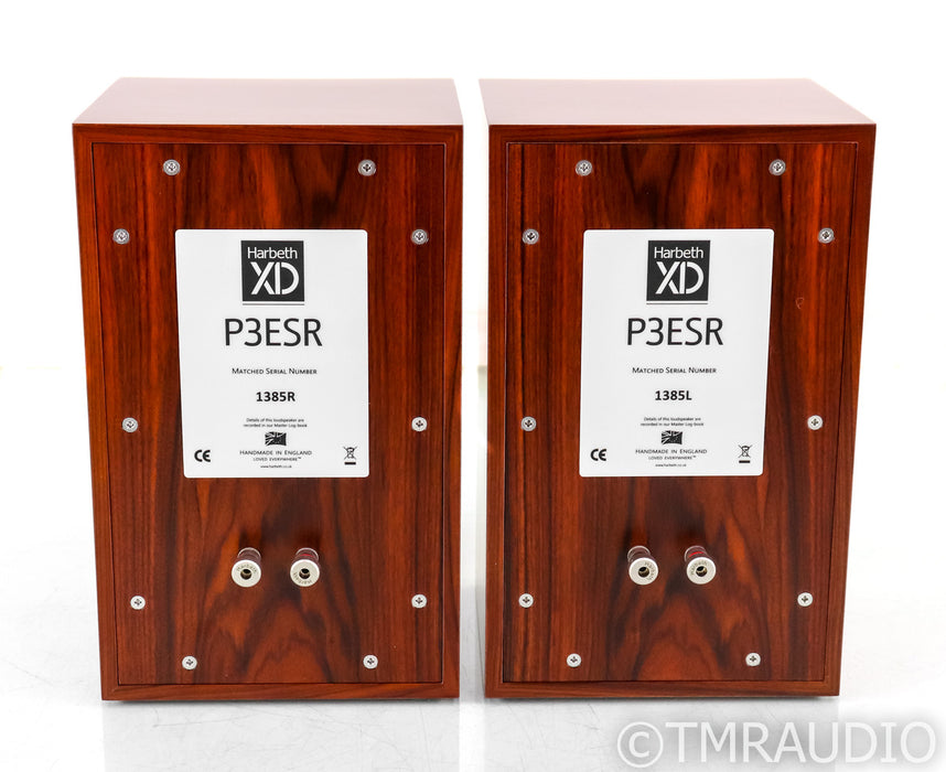 Harbeth Monitor P3ESR XD Bookshelf Speakers; Rosewood Pair (Open Box w/ Warranty)