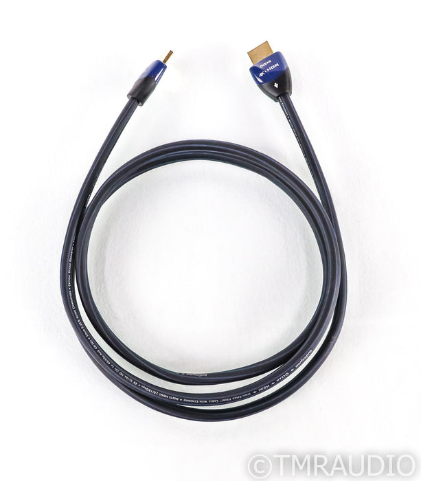 AudioQuest Ocean HDMI Cable; 4ft Digital Interconnect; 4K UHD; HDR
