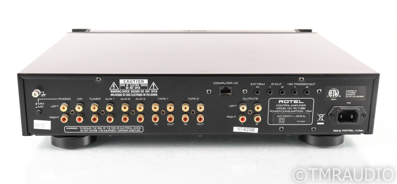 Rotel RC-1082 Stereo Preamplifier; RC1082; Remote; MM/MC Phono