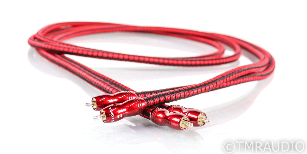 AudioQuest King Cobra RCA Cables; 2m Pair Interconnects