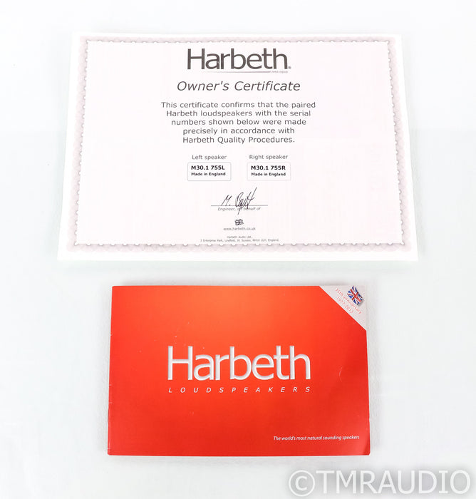 Harbeth 30.1 35th Anniversary Edition Bookshelf Speakers