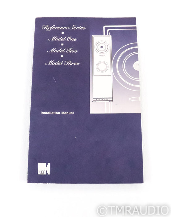 KEF Reference Model One Floorstanding Speakers