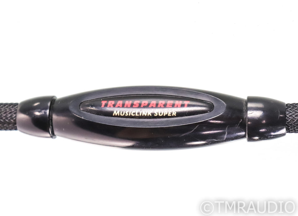 Transparent Audio MusicLink Super RCA Cables; 1.5m Interconnects