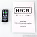 Hegel H80 Stereo Integrated Amplifier; H-80; Black; Remote
