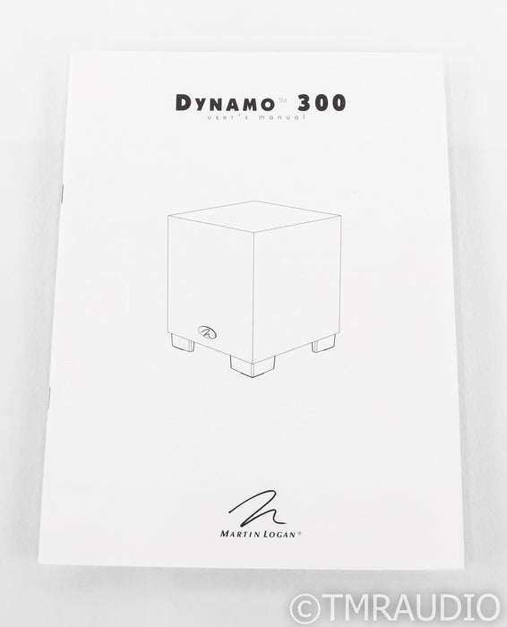 Martin Logan Dynamo 300 8" Powered Subwoofer; Black Ash