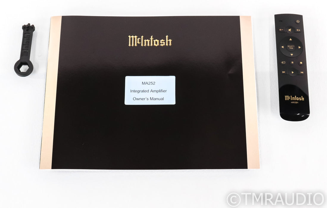 McIntosh MA252 Stereo Tube Hybrid Integrated Amplifier; MA-252; Remote; Very Low Hours