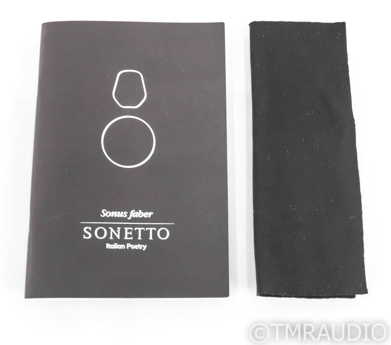 Sonus Faber Sonetto II Bookshelf Speakers; Gloss Black Pair