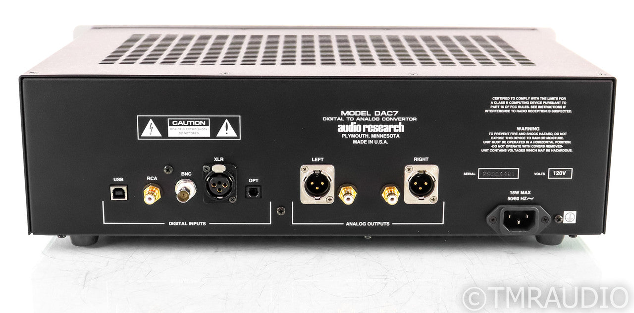 Audio Research DAC7 DAC; D/A Converter; USB; DAC-7