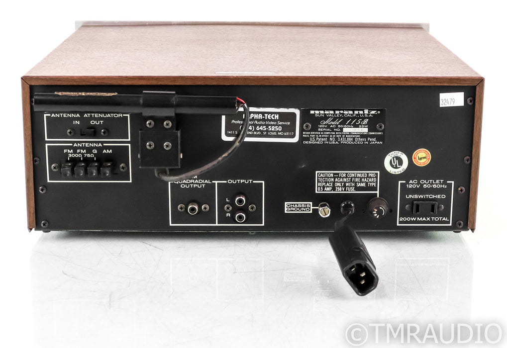 Marantz Model 115B Vintage Stereo AM / FM Tuner; 115-B — The Music