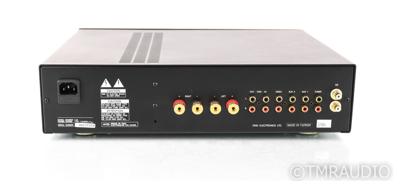 Onix A-60 Stereo Integrated Amplifier; A60