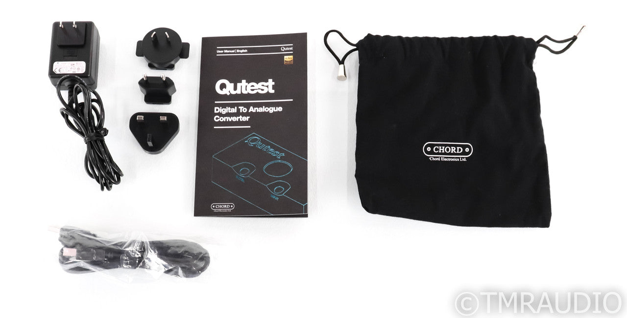 Chord Electronics Qutest DAC; USB; D/A Converter; Black