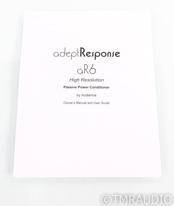 Audience AdeptResponse aR6T AC Power Line Conditioner; AR-6T