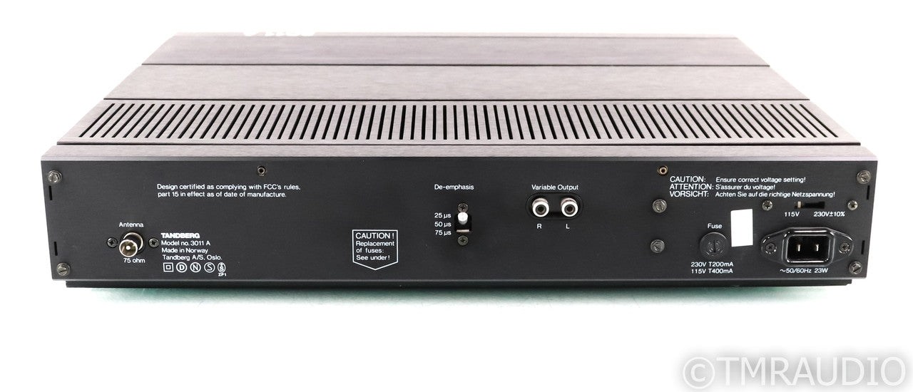 Tandberg TPT 3011A Vintage FM Tuner; TPT-3011 A (Excellent Condition)