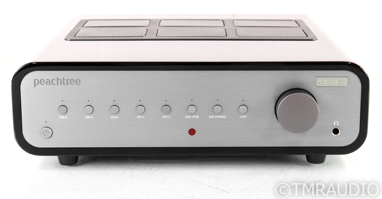 Peachtree Nova 300 Stereo Integrated Amplifier; Gloss Black; Remote; MM Phono