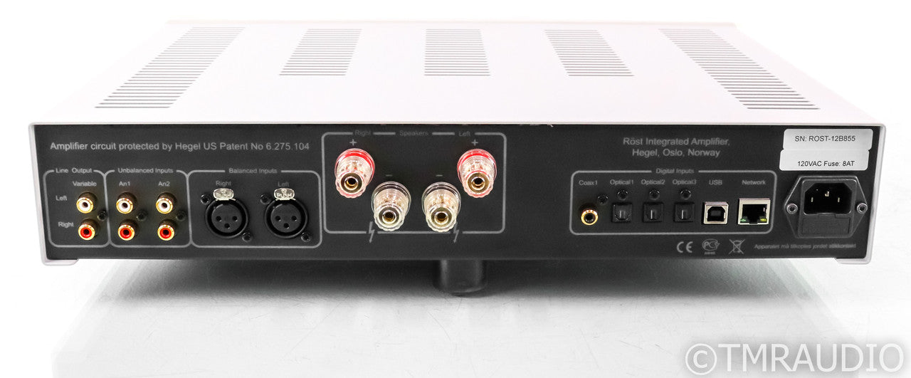 Hegel Rost Stereo Integrated Amplifier; Remote; D/A Converter; USB; White