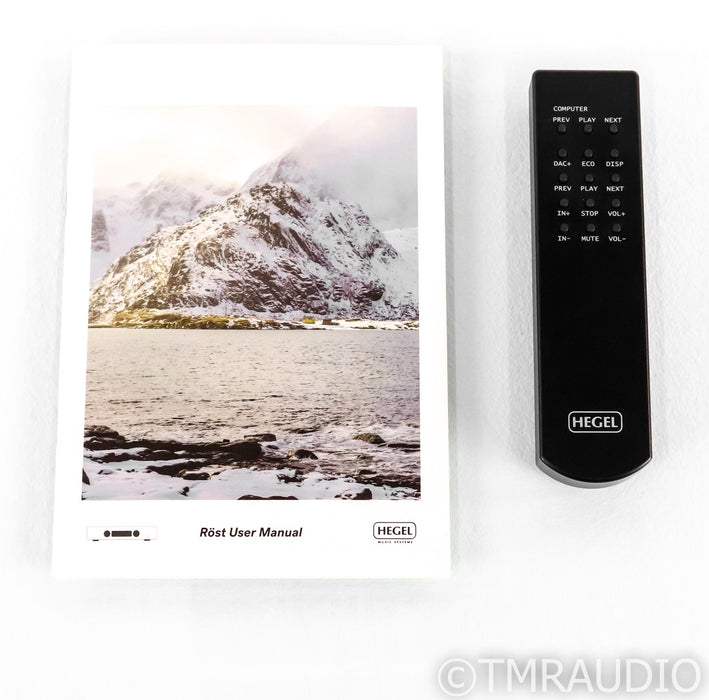 Hegel Rost Stereo Integrated Amplifier; Remote; D/A Converter; USB; White
