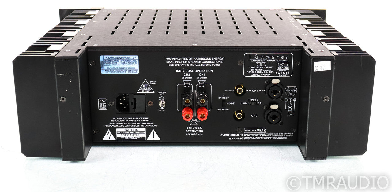 Bryston 4B-ST Stereo Power Amplifier; 4BST; 19" (No Feet)