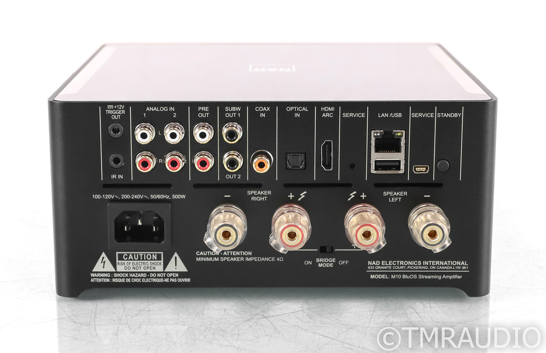 NAD M10 BluOS Network Streamer / Integrated Amplifier; Open Box w/ Warranty