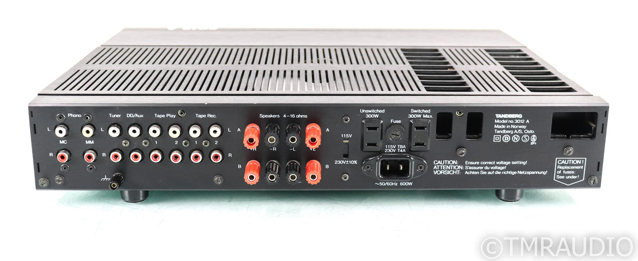 Tandberg 3012 A Vintage Stereo Integrated Amplifier; 3012A; MM / MC Phono