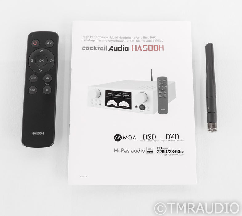 Cocktail Audio HA500H DAC / Headphone Amplifier; D/A Converter; Remote