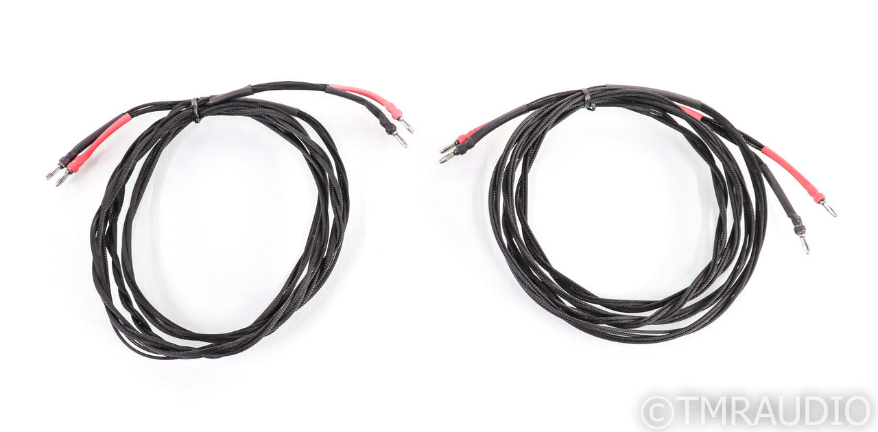 Clear Day Silver Speaker Cables; 8ft Pair