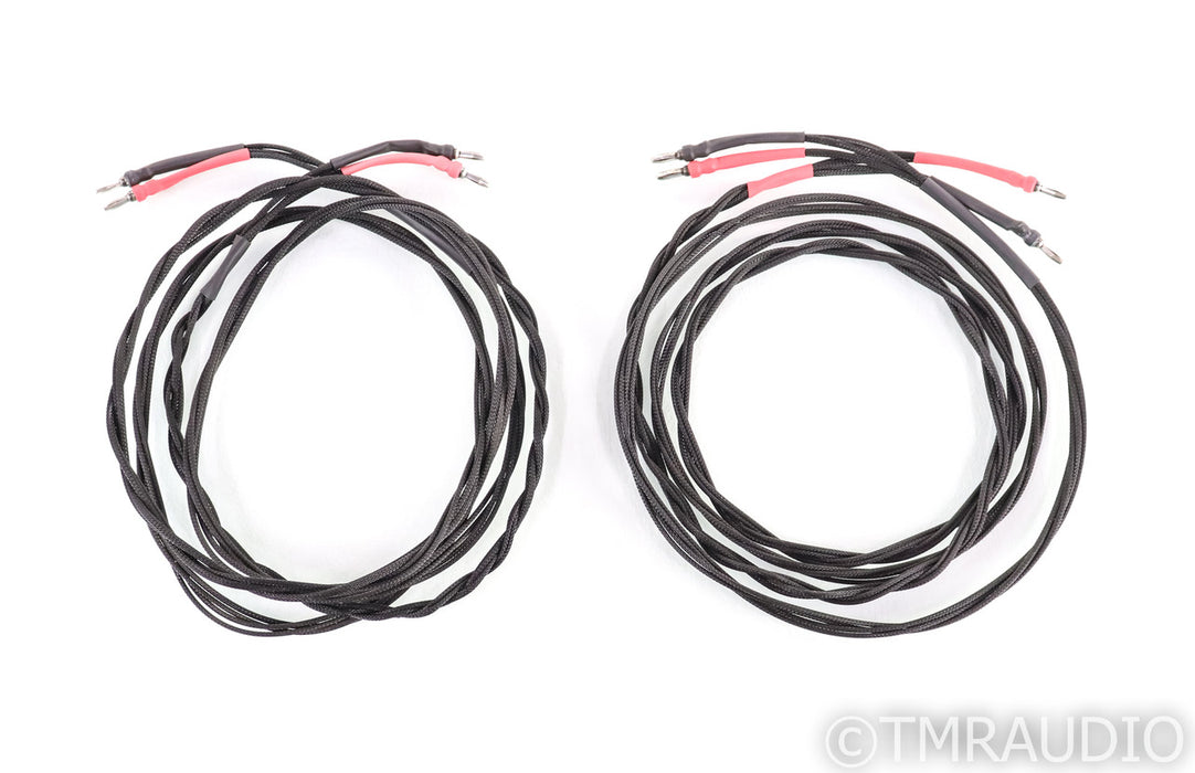 Clear Day Silver Speaker Cables; 8ft Pair