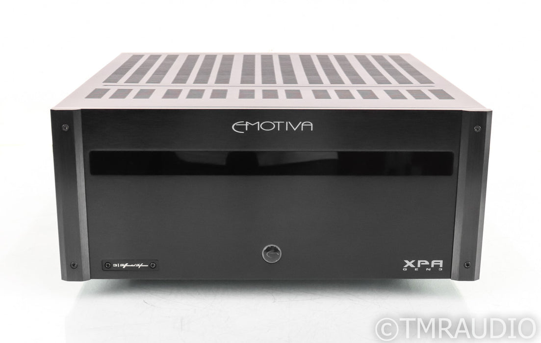 Emotiva XPA DR3 Three Channel Power Amplifier; Gen 3 Differential Reference