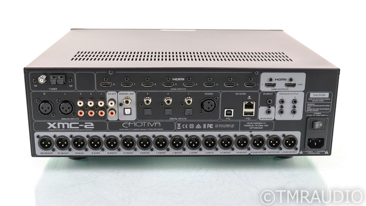 Emotiva XMC-2 16 Channel Home Theater Processor; XMC2; Atmos; Dirac