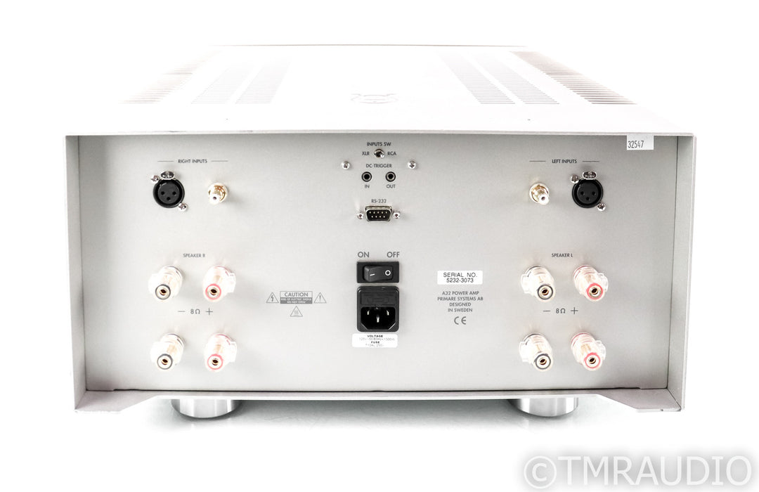 Primare A32 Stereo Power Amplifier; A-32; Silver