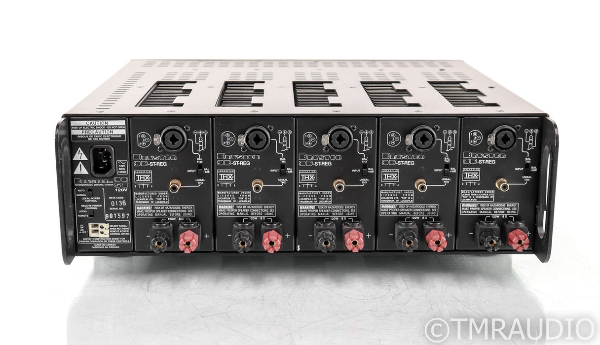 Bryston 9B ST 5 Channel Power Amplifier; 9-B; Silver; 17"