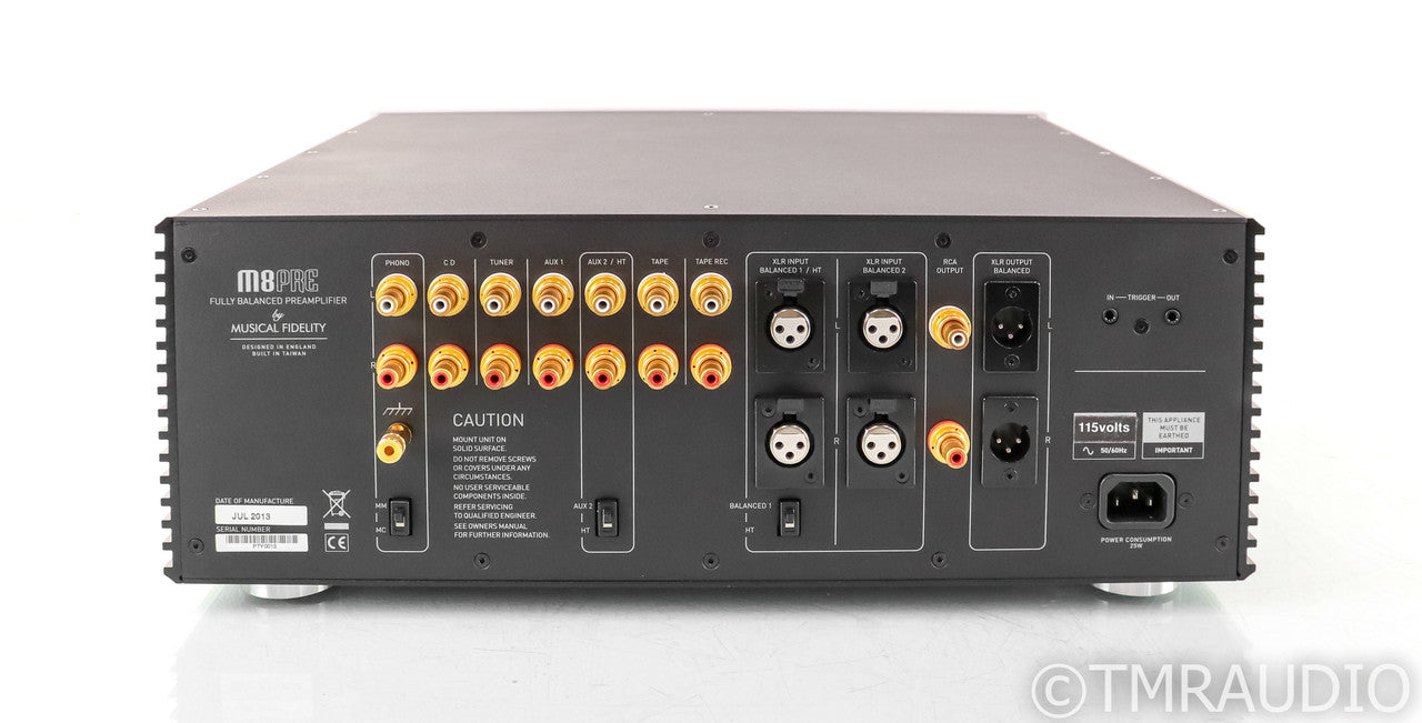 Musical Fidelity M8PRE Stereo Preamplifier; M-8 PRE; MM / MC Phono