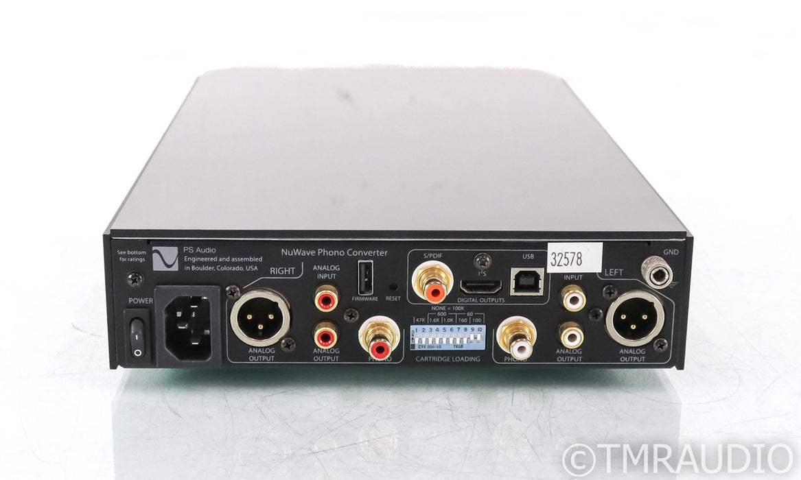 PS Audio NuWave Phono MM / MC Phono Preamplifier; A/D Converter; Black