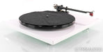 Rega RP6 Belt Drive Turntable; RP-6; White; Denon DL-110 MC Cartridge