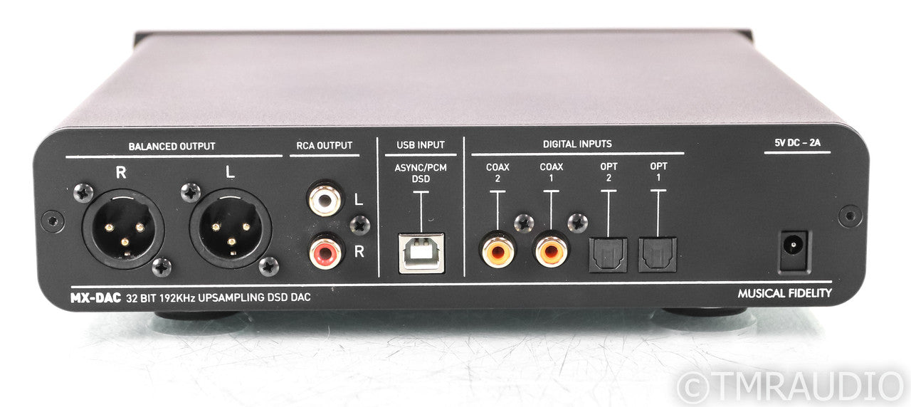 Musical Fidelity MX-DAC Upsampling DSD D/A Converter; Black (Open Box w/ Warranty)