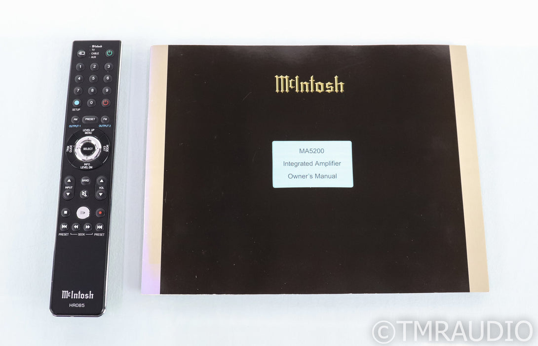 McIntosh MA5200 Stereo Integrated Amplifier; MA-5200; USB; D / A Converter; Remote