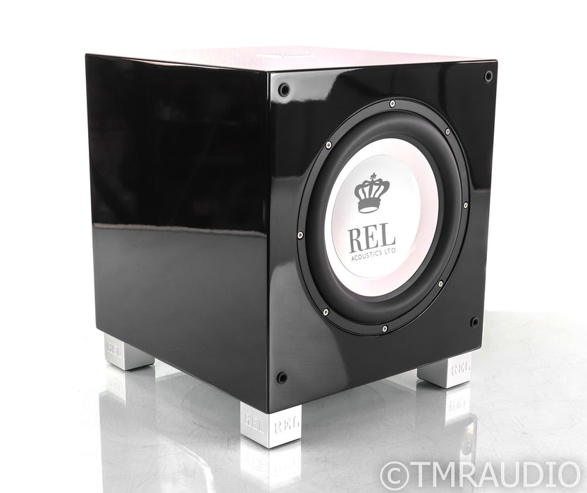 REL T/9i 10" Powered Subwoofer; Piano Black; T9-i (Excellent)