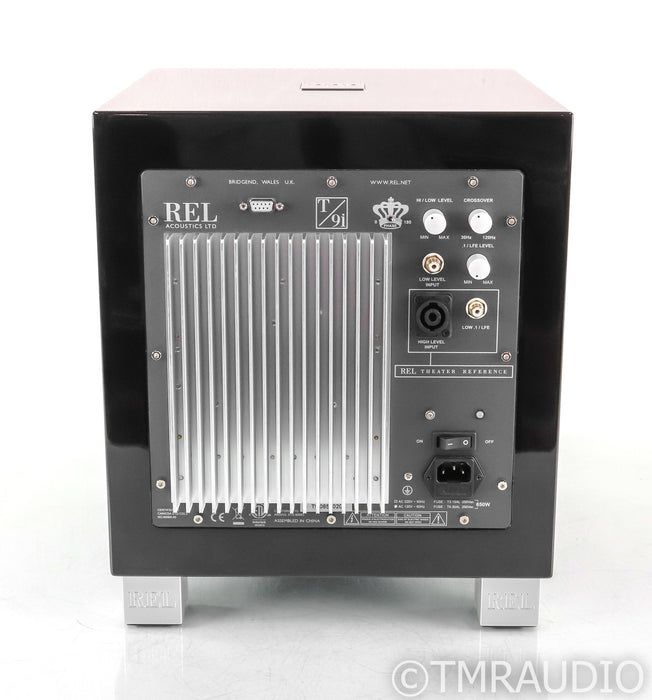 REL T/9i 10" Powered Subwoofer; Piano Black; T9-i (Excellent)