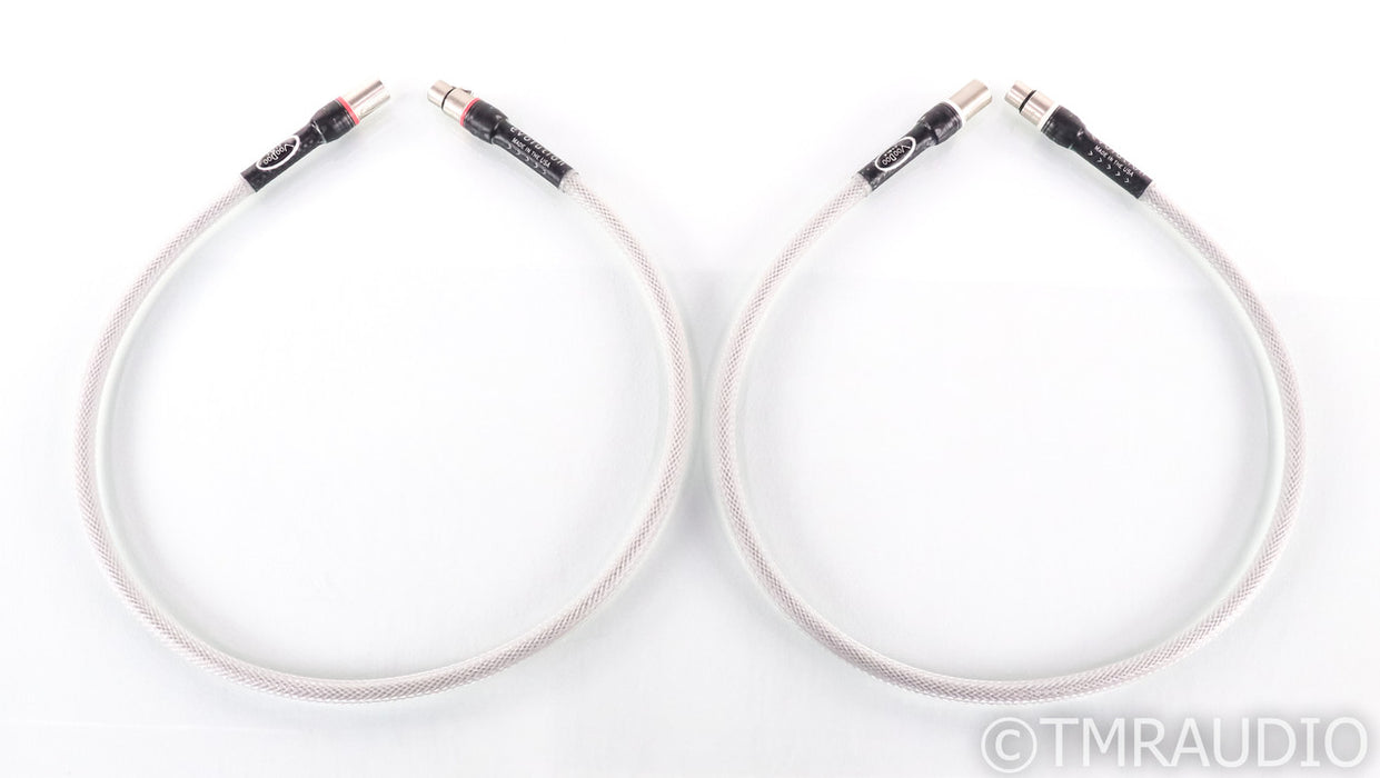 Voodoo Evolution XLR Cables; 1m Pair Balanced Interconnects