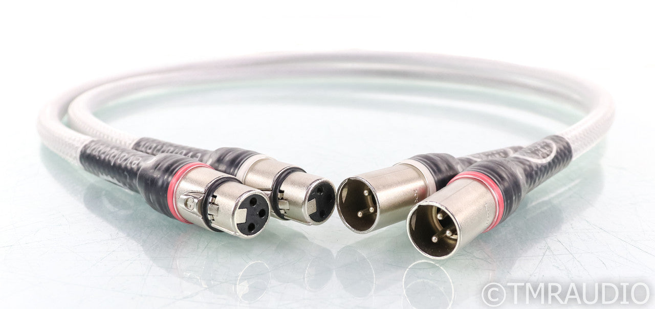 Voodoo Evolution XLR Cables; 1m Pair Balanced Interconnects
