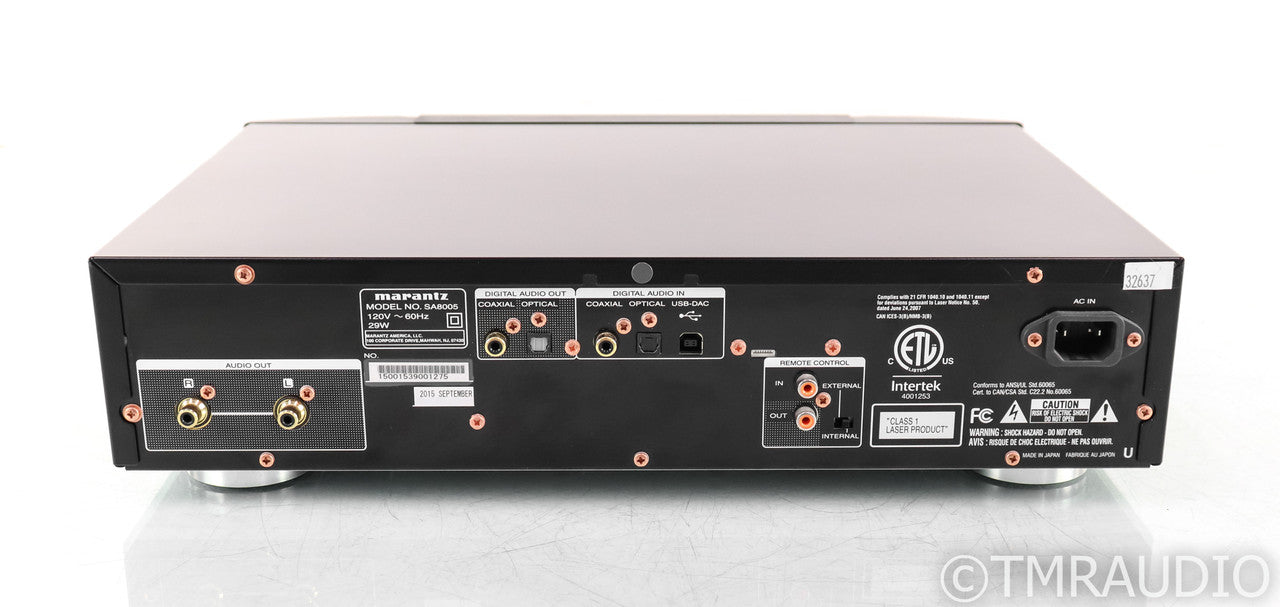 Marantz SA8005 CD / SACD Player; SA-8005; D/A Converter; USB; Remote