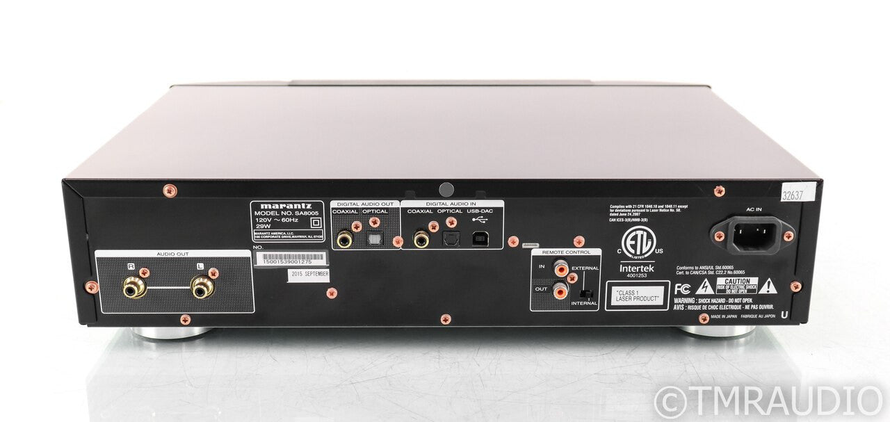 Marantz SA8005 CD / SACD Player; SA-8005; D/A Converter; USB; Remote