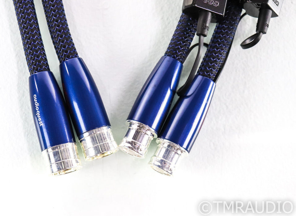 AudioQuest Water XLR Cables; 1m Pair Interconnects (Open Box w/ Warranty)