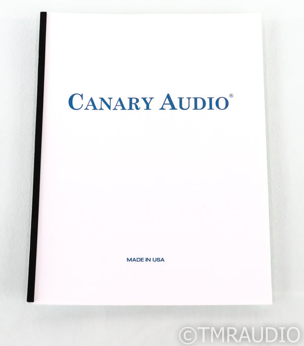 Canary Audio M80 Mono Tube Power Amplifier; M-80; Pair