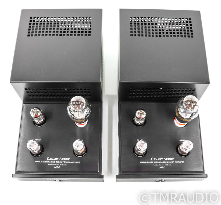 Canary Audio M80 Mono Tube Power Amplifier; M-80; Pair
