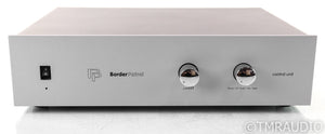 Border Patrol Control Unit EXD 0.5 Stereo Tube Preamplifier; Silver; Remote